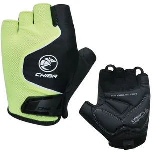 Rękawiczki rowerowe Chiba Cool Air żółte rozm. S - Rękawiczki rowerowe - miniaturka - grafika 1