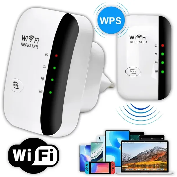 Wzmacniacz sygnału WiFI Mocny Repeater do 300 Mb/s 2.4 GHz Access Point