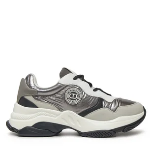 Sneakersy TWINSET 242TGT18C Srebrny - Sneakersy damskie - miniaturka - grafika 1