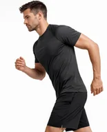 Koszulki męskie - Koszulka sportowa termoaktywna męska grafitowa Recea - miniaturka - grafika 1