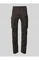 Spodnie męskie - Spodnie cargo o kroju regular tapered fit z kieszenią zapinaną na zamek błyskawiczny - G-Star Raw - miniaturka - grafika 1