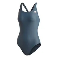 Stroje kąpielowe - adidas Damski kostium kąpielowy Fit Suit Sol niebieski niebieski 46 - miniaturka - grafika 1