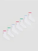 Majtki dla dzieci - Reserved - Bawełniane skarpetki 7 pack - biały - miniaturka - grafika 1