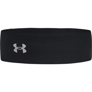 Damska opaska na głowę treningowa Under Armour UA Play Up Headband - czarna - UNDER ARMOUR - Czapki i chusty sportowe damskie - miniaturka - grafika 1
