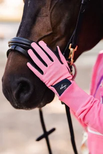 Horze Finola Rękawiczki dziecięce Pink Lemonade 5 - Rękawiczki dla dzieci - miniaturka - grafika 1