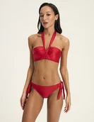 Stroje kąpielowe - Dół od bikini Truffle Esotiq czerwony M - miniaturka - grafika 1