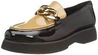 Moda i Uroda OUTLET - HÖGL Stacy Penny Loafer, czarny/toffee, rozmiar 38,5 UE - miniaturka - grafika 1