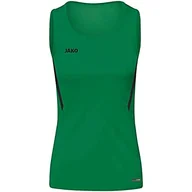 Koszulki i topy damskie - JAKO Unisex Tanktop Challenge Tanktop Challenge sportowy zielony/czarny 40 - miniaturka - grafika 1