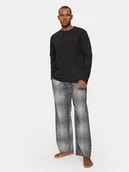 Piżamy męskie - Calvin Klein Underwear Spodnie piżamowe 000NM2842E Szary Relaxed Fit - miniaturka - grafika 1