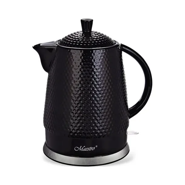 MAESTRO MR069 elegancki czajnik ceramiczny 1,5L czarny