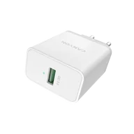 Ładowarki do telefonów - Ładowarka Canyon USB-A QC 3.0 biała (CNE-CHA24W) - miniaturka - grafika 1