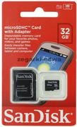 Karty pamięci - Karta Sandisk Micro SD 32GB (microSD HC) + AdapterSD C4 - miniaturka - grafika 1
