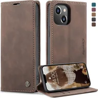 Etui i futerały do telefonów - Etui na telefon komórkowy Caseme do Iphone iPhone 13 Mini-Ciemnobrązowy - miniaturka - grafika 1