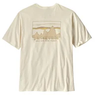 Koszulki sportowe męskie - Koszulka męska Patagonia M's '73 Skyline Organic T-Shirt Rozmiar: XL / Kolor: beżowy - miniaturka - grafika 1