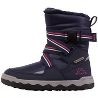Śniegowce damskie - Kappa Deutschland Unisex Kod stylu dzieci: 261061k Fonki Ii Tex K Girls śniegowce, Navy Pink, 33 EU - miniaturka - grafika 1