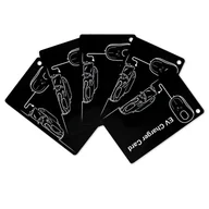 Ładowarki samochodowe - Qoltec Karty zbliżeniowe do stacji ładowania EV 5szt. Hotel, parking - miniaturka - grafika 1