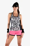 Koszulki sportowe damskie - Damski podkoszulek Hydrogen  Chrome Tech Tank Top Black/White S - miniaturka - grafika 1