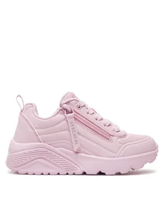 Skechers Sneakersy Uno Lite easy Zip 310387L/LTPK Różowy - Buty dla dziewczynek - miniaturka - grafika 1