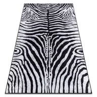 Dywany - Dywan do prania MIRO 51331.803 Zebra Zebra antypoślizgowy - czarny / biały, 160x220 cm - miniaturka - grafika 1