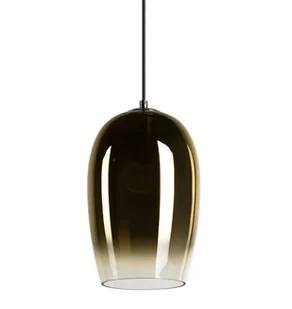 Lampa wisząca bez rozety PANTILO OVAL E27 - złoty/chrom - Lampy sufitowe - miniaturka - grafika 1
