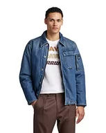 Kurtki męskie - G-STAR RAW Kurtka męska Deck Padded Denim, Niebieski (Faded Sea Moss C967-d329), M - miniaturka - grafika 1