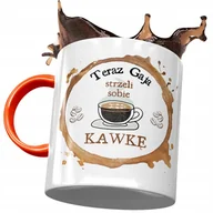 Kubki - Kubek Pomarańczowy Dla Gai Żony Przyjaciółki z Nadrukiem ze Zdjęciem + Opakowanie na prezent (wzór 02) - miniaturka - grafika 1