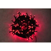 Oświetlenie świąteczne - Lampki łańcuch świetlny zewnętrzny 100 LED 5 m czerwone - miniaturka - grafika 1