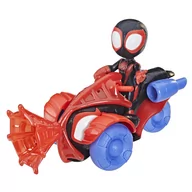 Figurki dla dzieci - Spider-Man, Spidey i Super-Kumple Pojazd Podstawowy - Miles i Techno Racer, F74555 - miniaturka - grafika 1