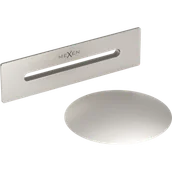 Akcesoria do armatury i ceramiki - Mexen Uni korek z przelewem do wanny wolnostojącej, nikiel szczotkowany - 5100-97 - miniaturka - grafika 1