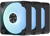 Wentylatory komputerowe - Wentylator Apnx APNX FP1-R wentylator PWM Reverse Blade PWM ARGB - pakiet 3 czarny APF3-PF11257.11 - miniaturka - grafika 1