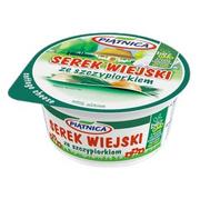 Sery - Piątnica - Serek wiejski ze szczypiorkiem - miniaturka - grafika 1