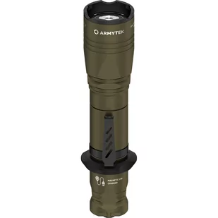 Latarka Armytek Dobermann Pro Magnet USB Olive Ciepły 1400 lm - Latarki - miniaturka - grafika 1