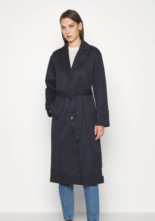 MARC O'POLO PŁASZCZ TRENCZ DAMSKI GRANATOWY 36 JHF