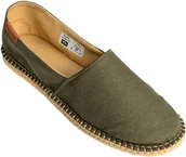 Espadryle damskie - HAVAIANAS ESPADRYLE WSUWANE KHAKI Z LOGO 37 ŻPH - Havaianas - miniaturka - grafika 1