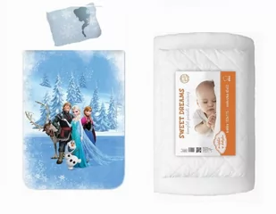 ﻿Komplet do łóżeczka 100x135 Kołdra + Pościel Frozen Kraina Lodu Dziecięca - Pościel dla dzieci - miniaturka - grafika 1