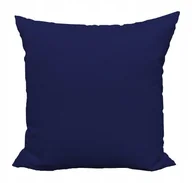 Poszewki na poduszki - Poszewka Na Poduszkę Granatowa 40X40 Dekoracyjna Duży Wybór Kolorów - miniaturka - grafika 1
