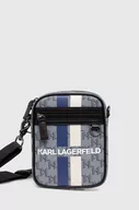 Torby męskie - Karl Lagerfeld saszetka kolor szary - miniaturka - grafika 1