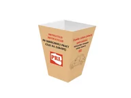 Dekoracje i nakrycia stołu na imprezę - Congee.pl Pudełka na popcorn PRL - 6 szt. POP-PRL - miniaturka - grafika 1