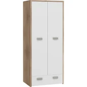 Szafy - Szafa KIT-13 Kitty MebloCross Craft Biały / Grafit Mat - miniaturka - grafika 1