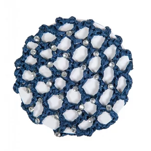 Siatka na włosy HKM Diamond granatowa - Koszulki jeździeckie - miniaturka - grafika 1