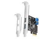 Huby USB - AXAGON Kontroler PCIe 2+2x port USB 3.2 GEN - miniaturka - grafika 1