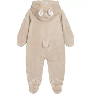 Niemowlęcy pajac polarowy, brązowy, z uszkami i ogonkiem - Kombinezony dla dzieci Niemowlęcy pajac polarowy, brązowy, z uszkami i ogonkiem - Kombinezony dla dzieci - miniaturka - grafika 1