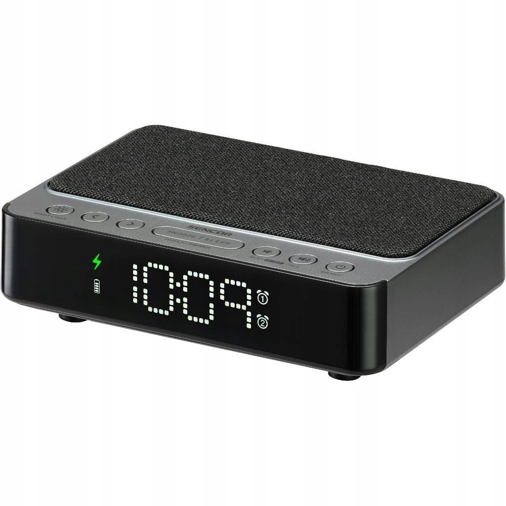 Sencor SRC 6800 Cyfrowy radiobudzik z ładowarka bezprzewodowa