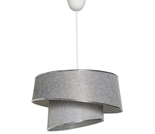 Żyrandol na lince BARETTE 1xE27/60W/230V srebrny/chrom błyszczący - Lampy sufitowe - miniaturka - grafika 1