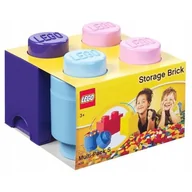 Pojemniki na zabawki - Zestaw pojemników na LEGO klocek Multi-Pack 3w1 Wielokolorowy 40140008 - miniaturka - grafika 1