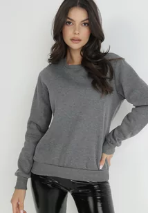 Ciemnoszara Bluza Disphiffo - Bluzy damskie - miniaturka - grafika 1