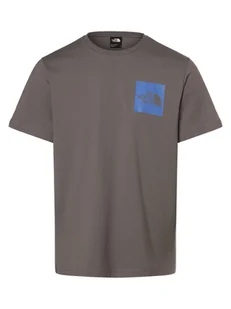 The North Face Koszulka męska Mężczyźni Bawełna szary nadruk, S - Koszulki męskie - miniaturka - grafika 1