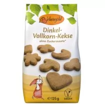 Birkengold Ciastka orkiszowe pełnoziarniste bez dodatku cukru 125 g - Ciastka - miniaturka - grafika 1