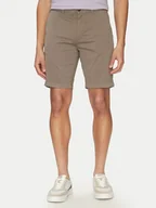 Spodenki męskie - BOSS Szorty materiałowe 50536723 Beżowy Slim Fit - miniaturka - grafika 1
