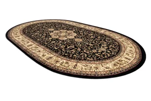 Dywan ROYAL ADR owal wzór 521 czarny 200x290 cm - Dywany - miniaturka - grafika 1